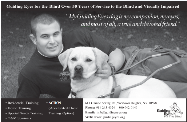 Guiding Eyes for the Blind Ad